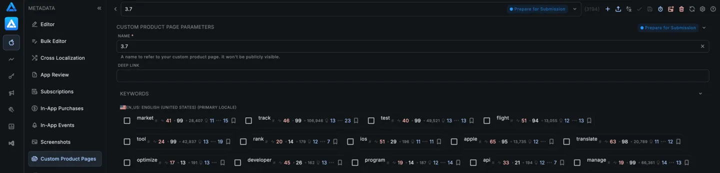 Custom Product Pages: Tags